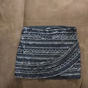 Express Sequin Skirt